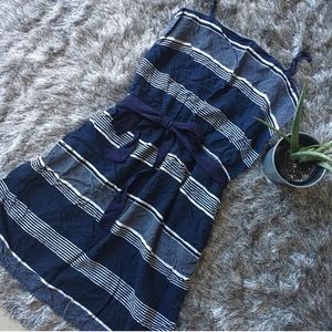 GAP Navy Stripe and Polka Dot Dress